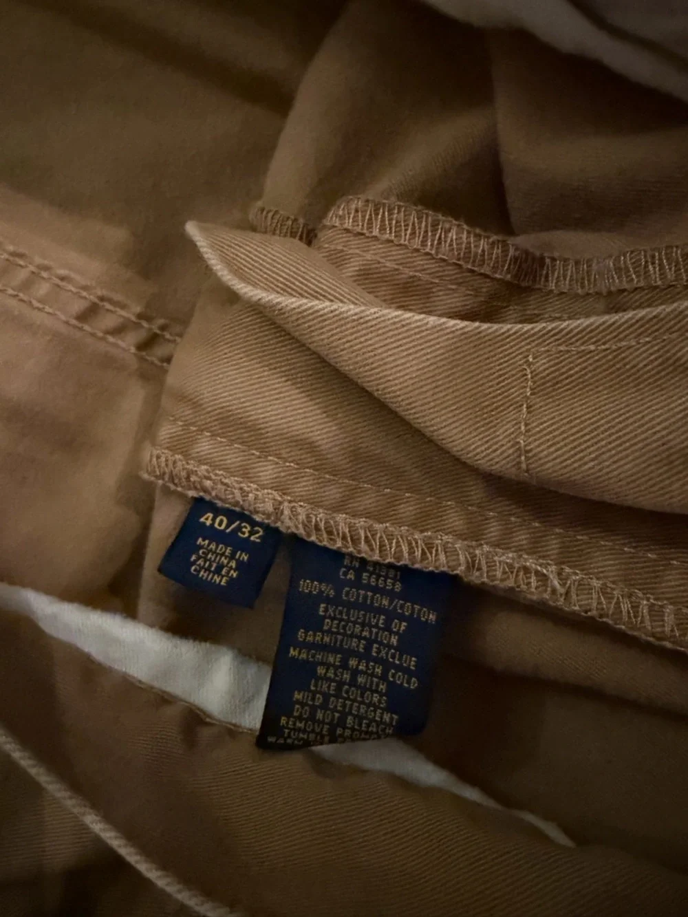 Polo by Ralph Lauren Khaki Straight-Leg Chinos - Tan